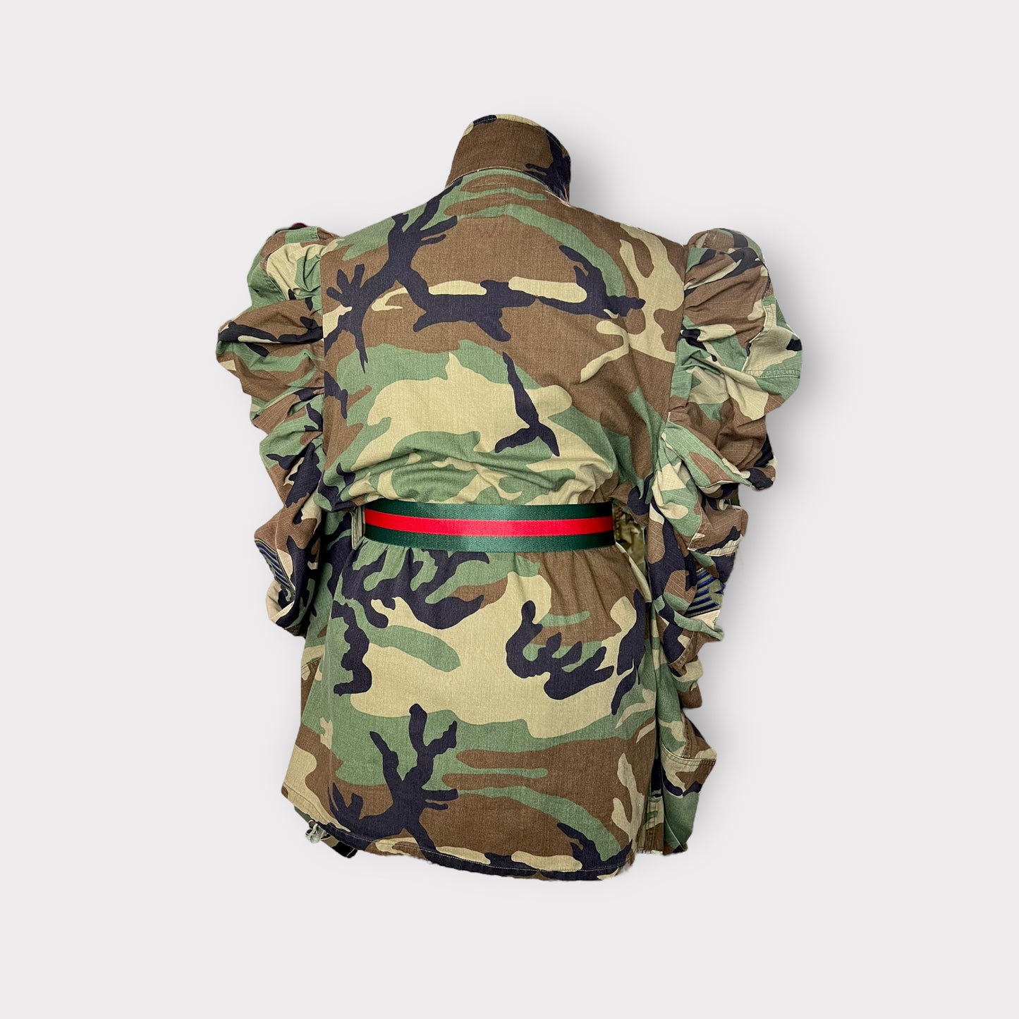 Couture Camo Puffy Sleeve