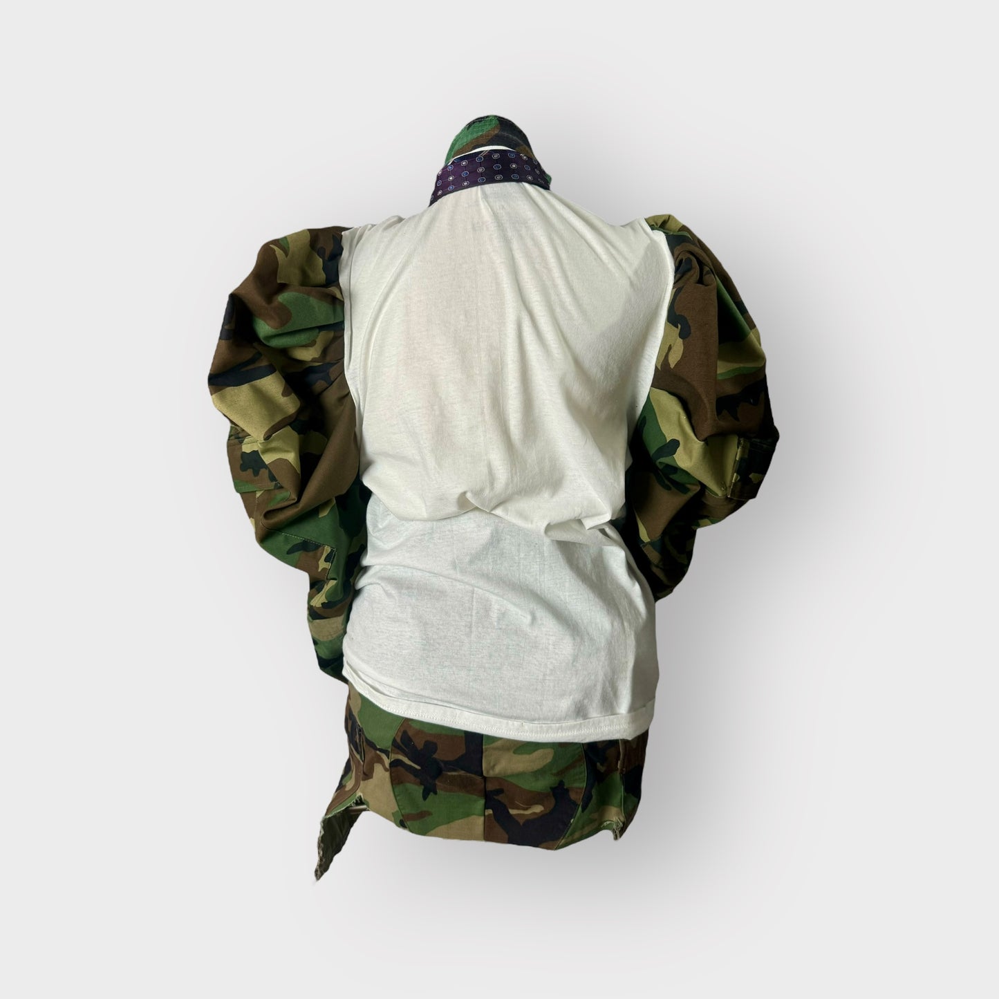 Rosa Parks Couture Camo Sleeve Tee