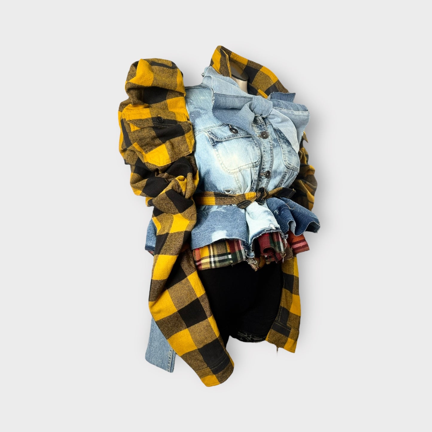 Tartan Tuxe Tail Peplum