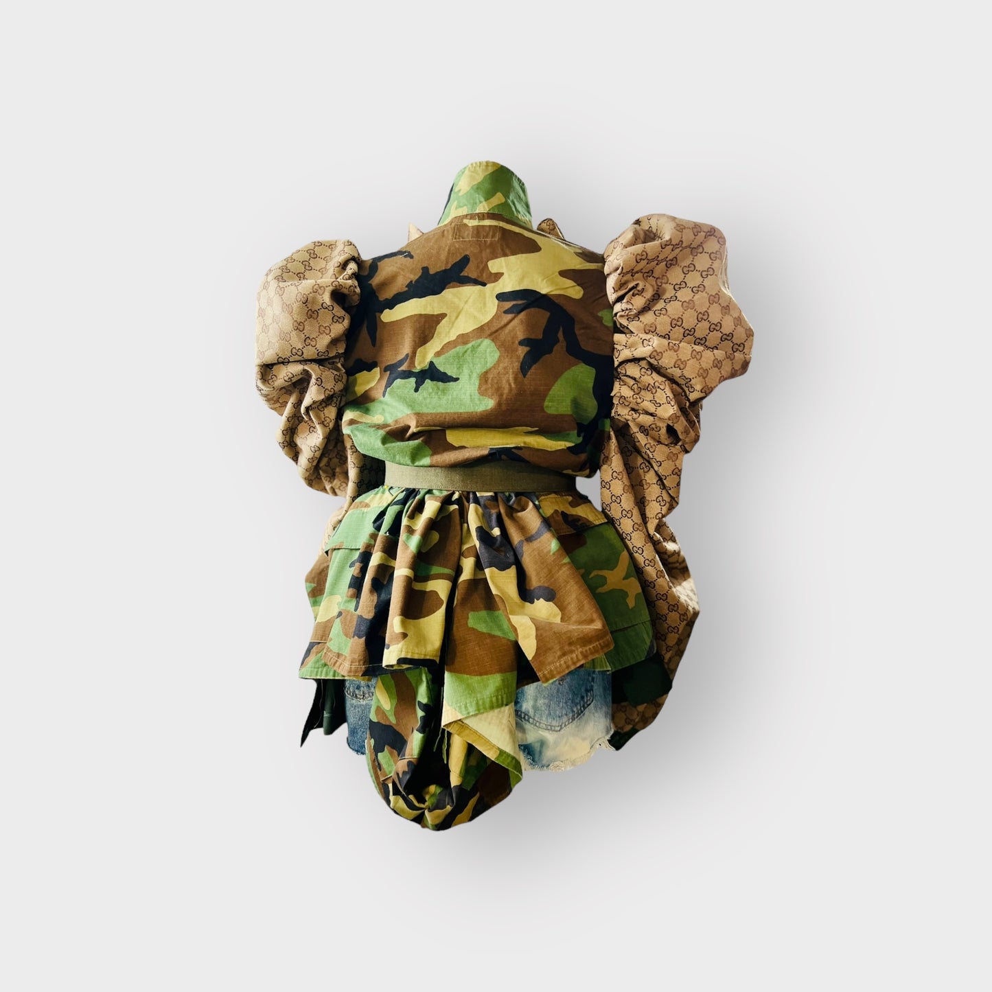 Camo Couture Designer Insp. Peplum