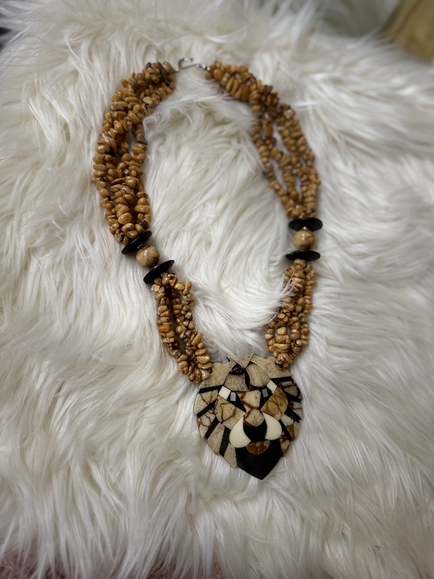 Tribal Lioness Necklace