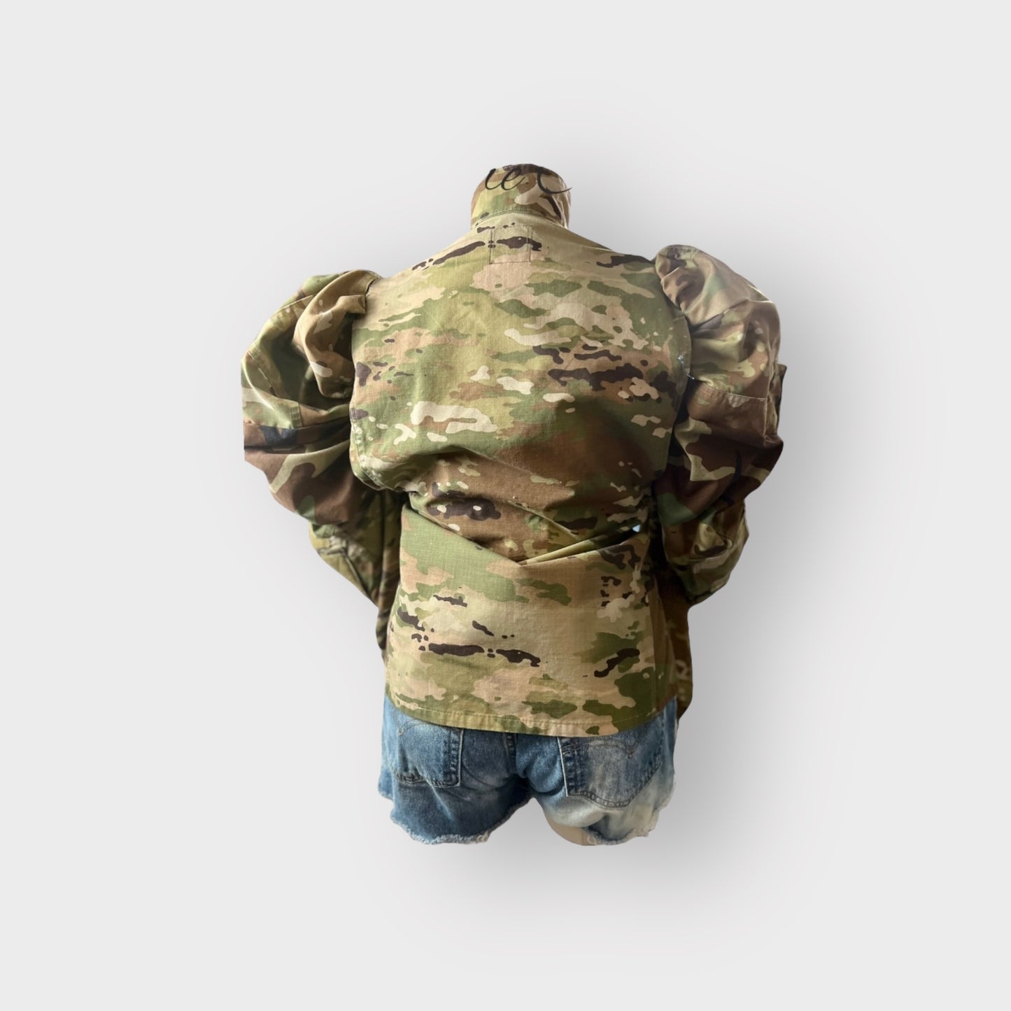 Tactical Camo Couture Sleeve Shacket