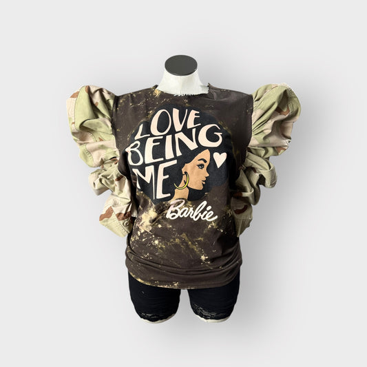 Brown Barbie Couture Sleeve Tee