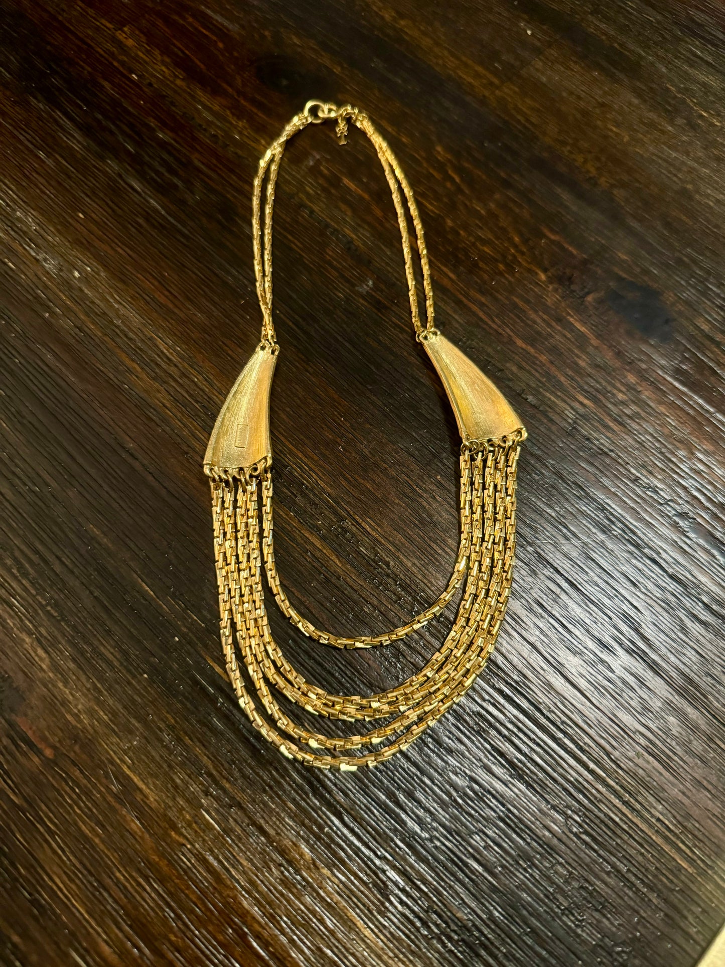 Vintage Multi-row Statement Necklace