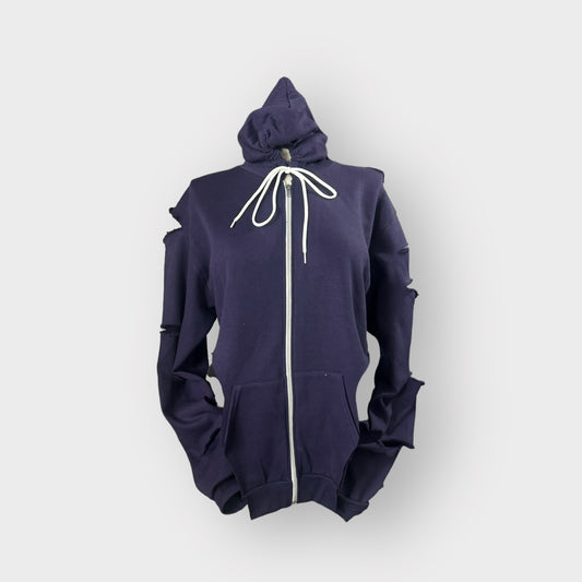 Purple Corset Style Zip Hoodie