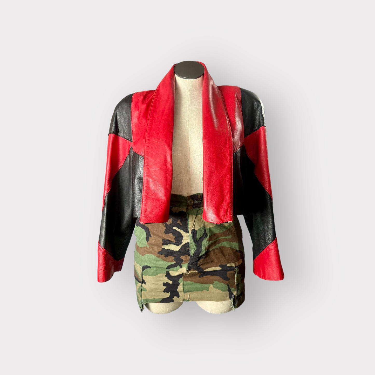 MOD-ified Color Block Cropped Jacket