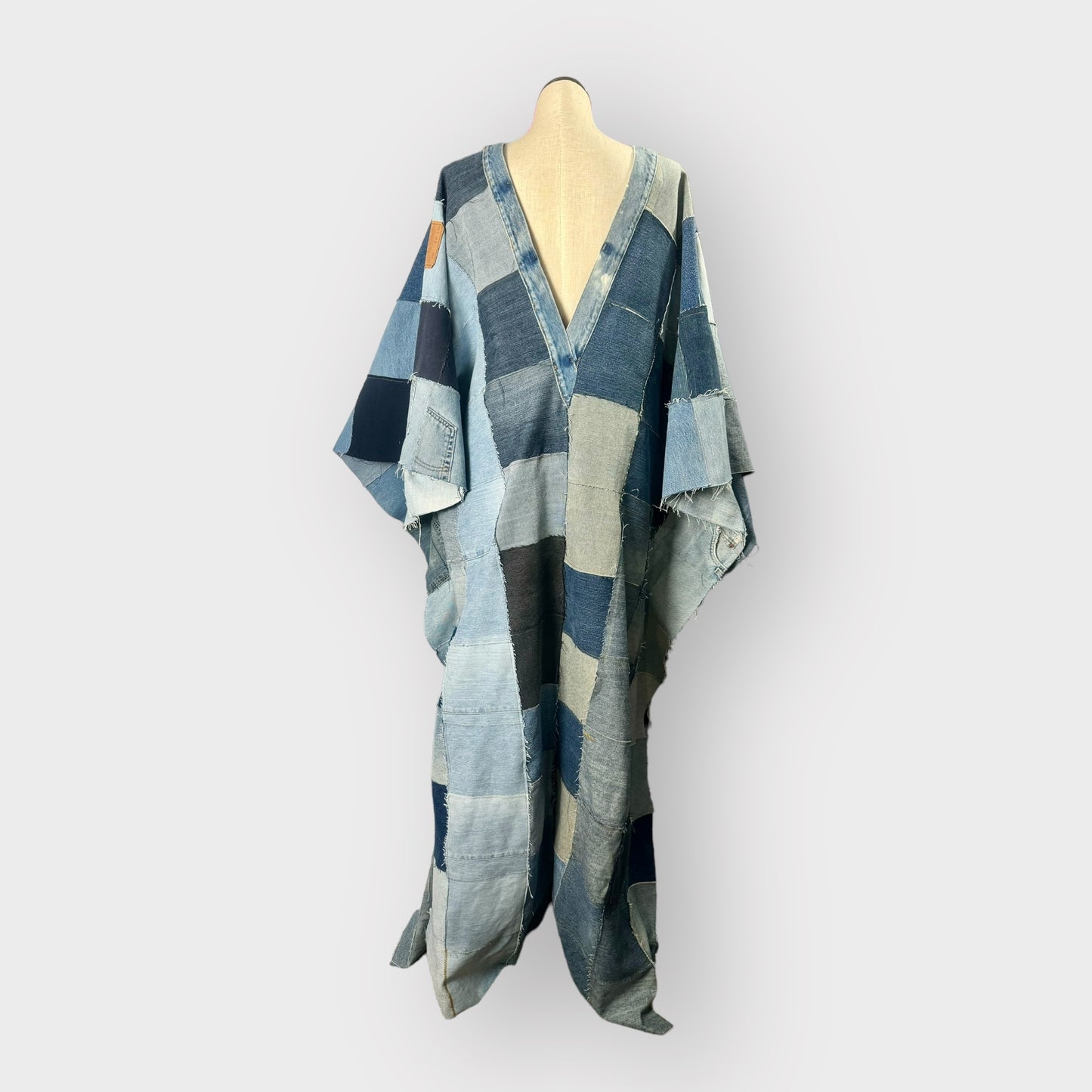 Couture Denim Patchwork Kaftan