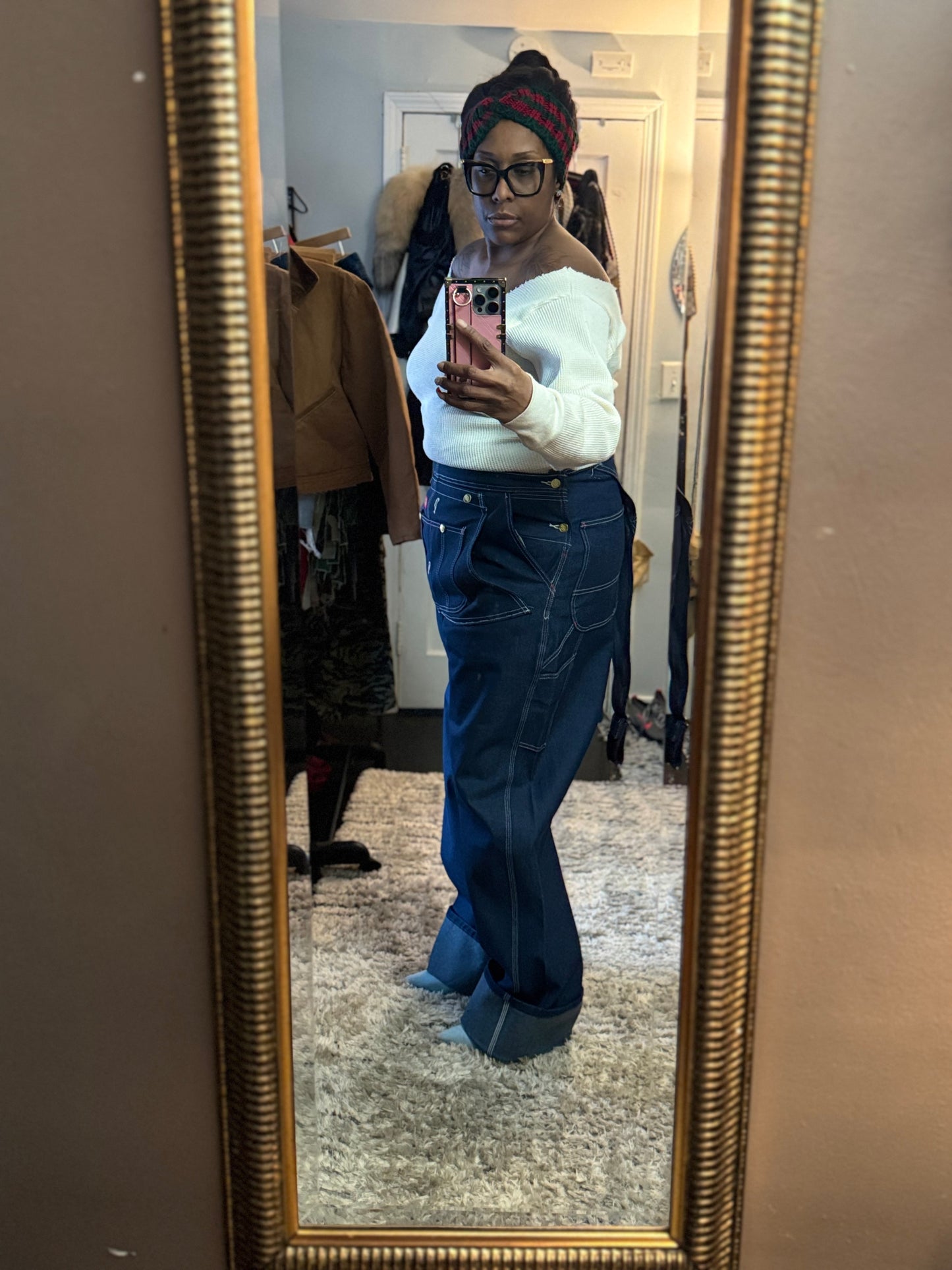 MOD-ified Denim Overall Jeans