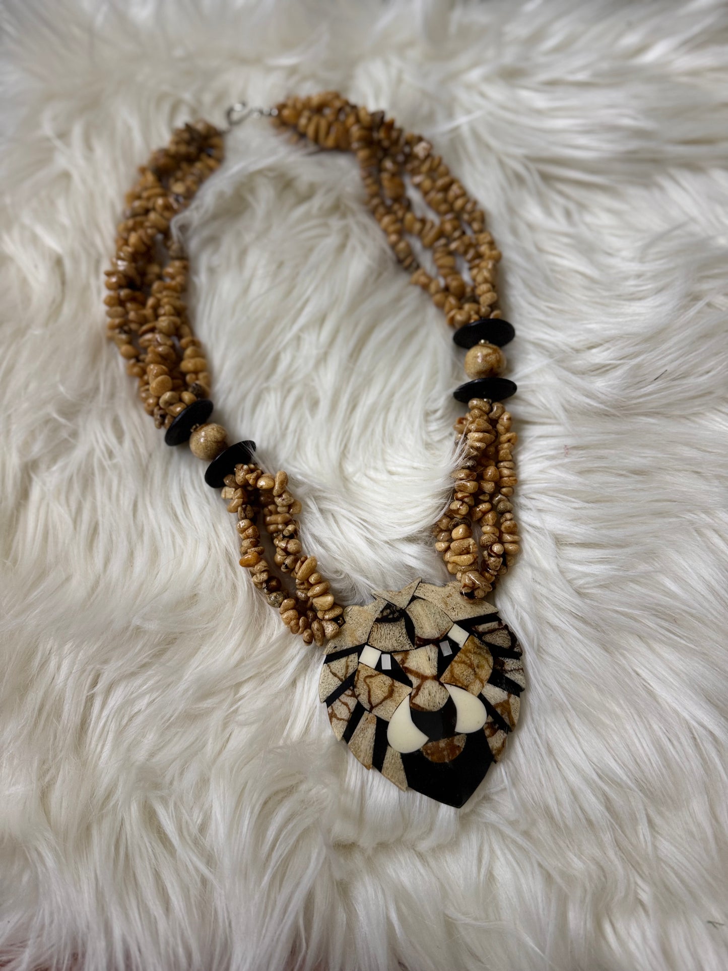 Tribal Lioness Necklace