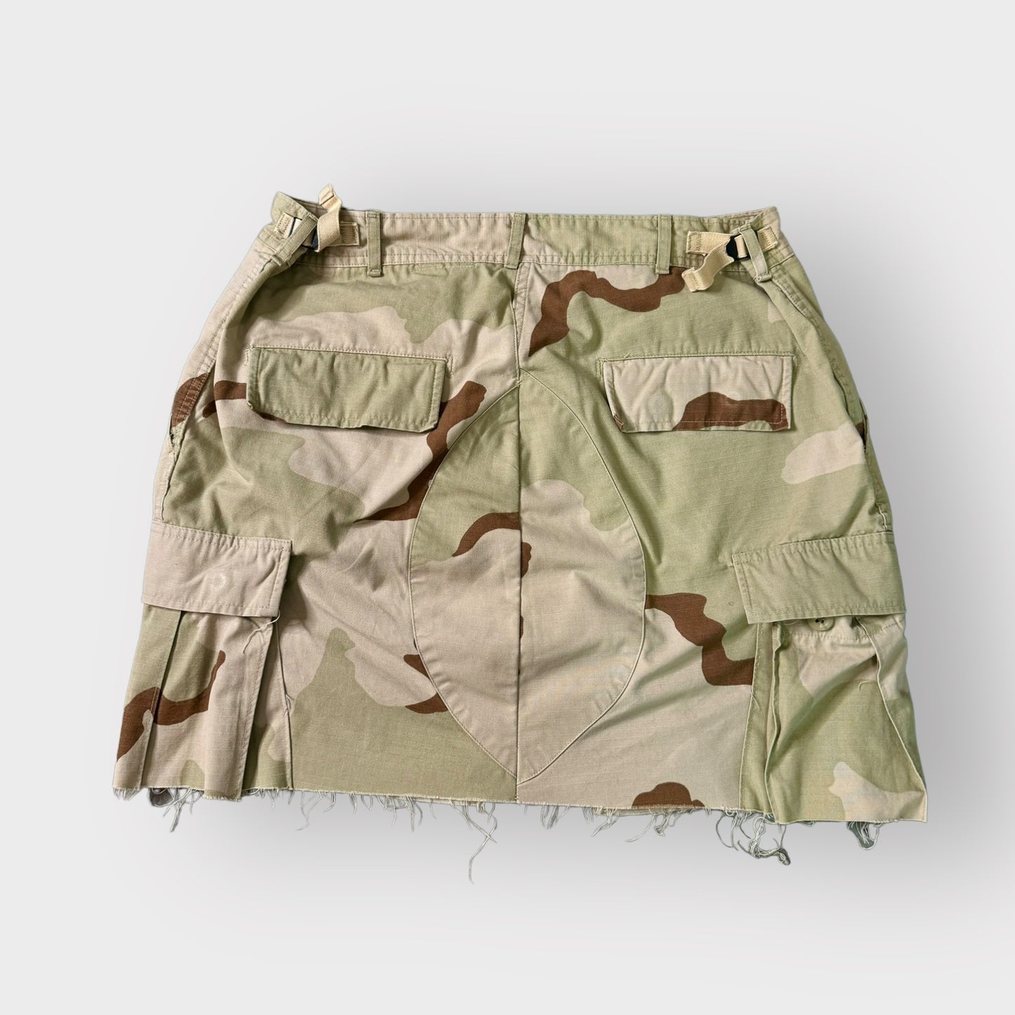 Safari Camo Patchwork Mini Skirt