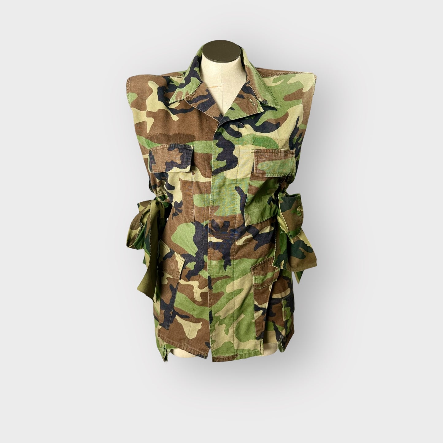 Army Fatigue Power Shoulder Tunic/Vest